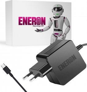 Zasilacz do laptopa Eneron Zasilacz Ładowarka do laptopów 65W USB-C 100-240V 1