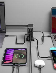 Ładowarka Feegar Tower PRO 3x USB-A 3x USB-C 5 A (5904610880258) 9