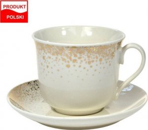 Ceramika Tułowice Filiżanka ze spodkiem 400 ml Sign Gold 1