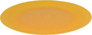 Sagad Talerze płaskie okrągłe 25,5 cm komplet 6 szt Weekend żółty bez BPA 1