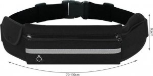 Trizand Nerka - pas do biegania czarny 9