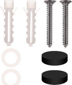 Ruhhy Półka łazienkowa czarna Ruhhy 19188 3