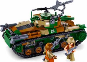 Klocki CZOŁG Typ 97 2w1op. Wojsko Armia komp. Lego 8