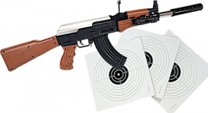 Karabin Na Kulki AK-47 KAŁASZNIKOW ASG+Pistolet+Granat 6