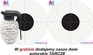 Karabin Na Kulki AK-47 KAŁASZNIKOW ASG+ Granat+2 Tarcze 11