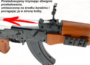 Karabin Na Kulki AK-47 KAŁASZNIKOW ASG+ Granat+2 Tarcze 7