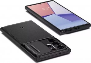 Spigen Etui do telefonu Spigen Optik Armor do Samsung Galaxy S23 Ultra Black 9