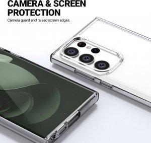 Crong Crong Crystal Shield Cover - Etui Samsung Galaxy S23 Ultra (przezroczysty) 8