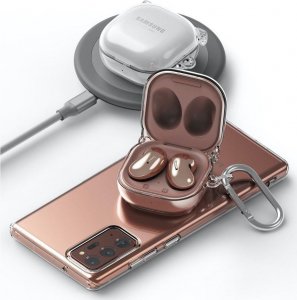 Ringke Etui na pudełko do słuchawek Samsung Galaxy Buds Live / Pro / Buds 2 Clear 3