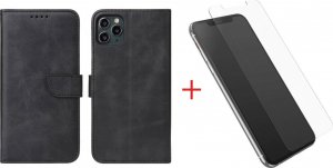 Braders Etui Magnet Case Wallet portfel z klapką + Szkło Płaskie do iPhone 11 Pro Max 1