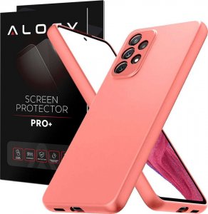 Alogy Etui ochronne do telefonu Alogy Thin Soft Case do Samsung Galaxy A53 / A53 5G Różowe + Szkło 1