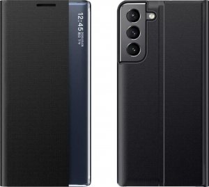 4kom.pl Etui New Sleep Case do Samsung Galaxy S23+ Plus pokrowiec z klapką podstawka czarne 1