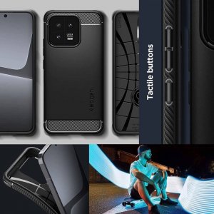 Spigen Etui Spigen Rugged Armor Xiaomi 13 Matte Black 5