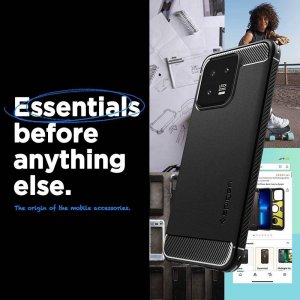 Spigen Etui Spigen Rugged Armor Xiaomi 13 Matte Black 6