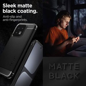 Spigen Etui Spigen Rugged Armor Xiaomi 13 Matte Black 7