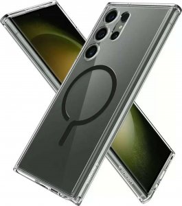Spigen Etui ochronne Spigen Ultra Hybrid OneTap Ring MagSafe do Samsung Galaxy S23 Ultra Black 2