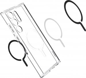 Spigen Etui ochronne Spigen Ultra Hybrid OneTap Ring MagSafe do Samsung Galaxy S23 Ultra Black 36