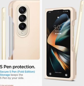 ETUI- SPIGEN THIN FIT PEN GALAXY Z FOLD 4 PEARLED IVORY 10