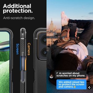 Spigen Etui Spigen Rugged Armor Xiaomi Redmi Note 12/POCO X5 5G Matte Black 13