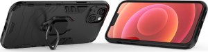 Hurtel Ring Armor etui do iPhone 14 Plus pancerny pokrowiec uchwyt magnetyczny ring czarne 14