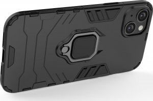 Hurtel Ring Armor etui do iPhone 14 Plus pancerny pokrowiec uchwyt magnetyczny ring czarne 8