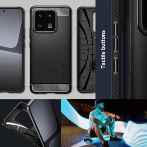 Spigen Rugged Armor Xiaomi 13 Pro czarny/matowy ACS05325 11