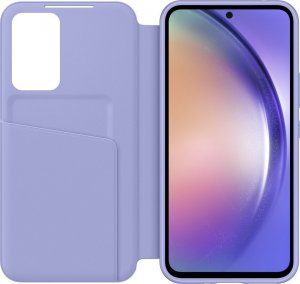 Samsung Samsung Smart View Wallet Case etui Samsung Galaxy A54 5G pokrowiec z inteligentną klapką okienkiem portfel na kartę niebieskie (EF-ZA546CVEGWW) 3