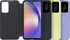 Samsung Samsung Smart View Wallet Case etui Samsung Galaxy A54 5G pokrowiec z inteligentną klapką okienkiem portfel na kartę niebieskie (EF-ZA546CVEGWW) 7