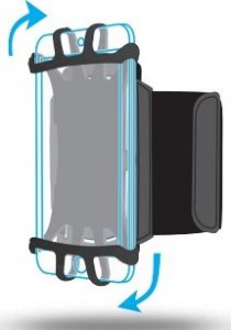 Mobilis Mobilis ARM BAND 4-6IN . pokrowiec na telefon komórkowy 15,2 cm (6") Etui na ramię Czarny 1