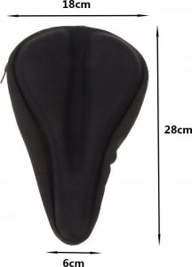 Verk NAKŁADKA ŻELOWA NA SIODEŁKO ROWEROWE POKROWIEC 3D 4