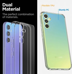 Spigen Etui Spigen Ultra Hybrid Samsung Galaxy A34 5G Crystal Clear 12