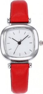 Zegarek OTIEN Zegarek damski czerwony Tulon na wąski nadgarstek 1
