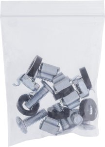 InLine InLine® 19" Cable management panel, 5 small brackets, RAL7035, grey 4