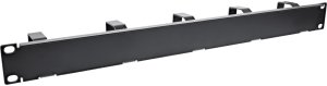 InLine InLine® 19" Cable management panel, 5 small brackets, RAL9005, black 3