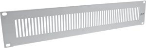 InLine InLine® 19" blind panel perforated, 2U, RAL 7035 grey 2
