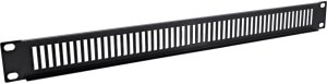 InLine InLine® 19" blind panel perforated, 2U, RAL 9005 black 2