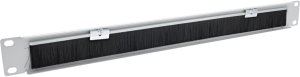 InLine InLine® 19" cable entry plate with brush, 1U, RAL 7035 grey 2