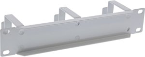 InLine InLine® 10" Cable management panel, 3 brackets, RAL 7035 grey 3