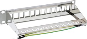 InLine InLine® 10" Patchpanel empty panel 12-way, for Keystone modules, 1U, RAL 7035 grey 4