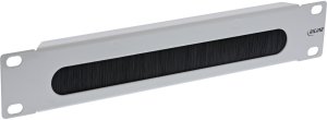InLine InLine® 10" cable entry plate with brush, 1U, RAL 7035 grey 2