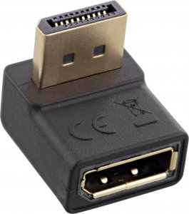 Adapter AV InLine InLine® DisplayPort Adaptor, DisplayPort male/female upward angled 1