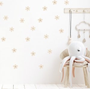 Pastelowe Love Pastelowe Love Stokrotki I - Naklejka na ścianę 2