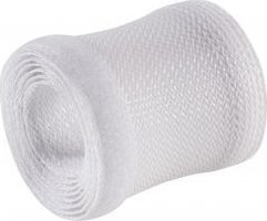Organizer InLine InLine® Cable wrap, fabric hose with hook and loop fastener, 1m x 40mm diameter, white 2