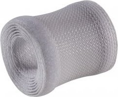 Organizer InLine InLine® Cable wrap, fabric hose with hook and loop fastener, 1m x 25mm diameter, grey 2