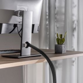 Organizer InLine InLine® Cable wrap, fabric hose with hook and loop fastener, 1m x 40mm diameter, black 4