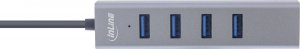 HUB USB InLine InLine® USB 3.2 Gen.1 Type C hub (4x USB-A 5Gbps), OTG, metal case 2