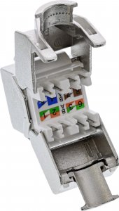 InLine InLine® RJ45 Keystone Jack Snap-In module Cat.8.1 3