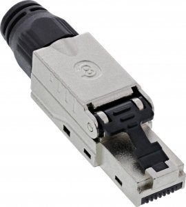 InLine InLine® RJ45 plug Cat.8.1 2000MHz, field-installable, shielded, with screw cap 1