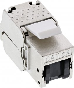 InLine InLine® RJ45 Keystone Jack Snap-In module Cat.6a, with dust cover blue 1