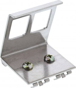 InLine InLine® Keystone Mounting for DIN rail, 2-port, metal 2